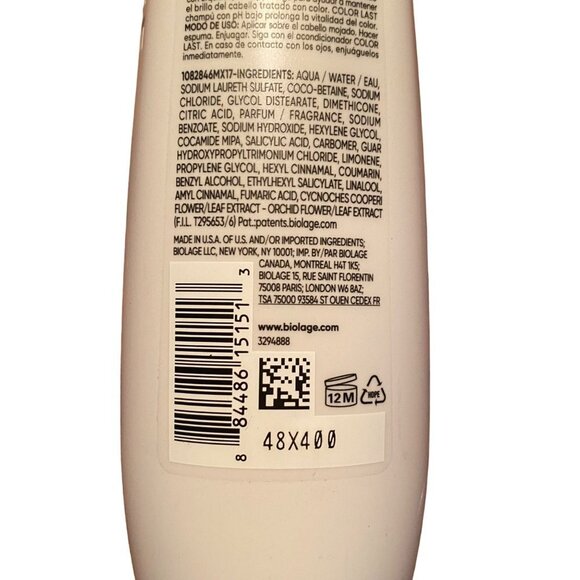 Biolage Color Last Shampoo Infused with Orchid 13.5 Oz NEW - Picture 6 of 6